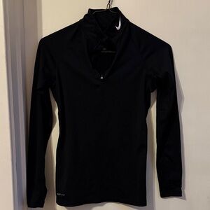 Nike Black Long Sleeve Dri-FIT quarter zip